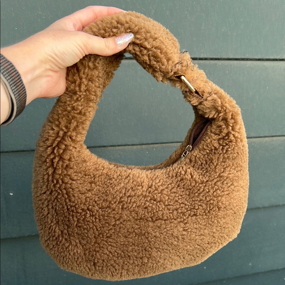 Target Brown Shearling Purse